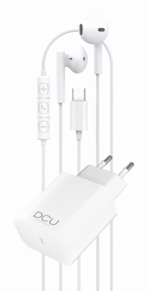 AURICULARES DCU 34151013 CON.USBC+CA