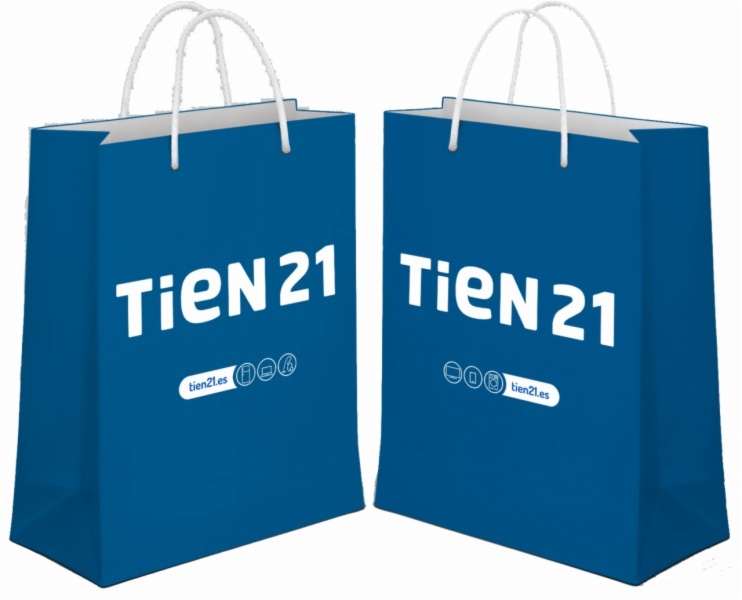 BOLSAS TIENDA TIEN-21 ASA RIZADA 32X12X40